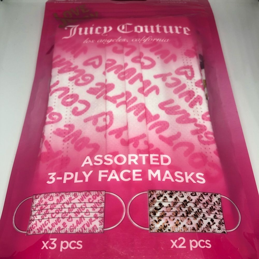 Juicy couture disposable Covid mask
